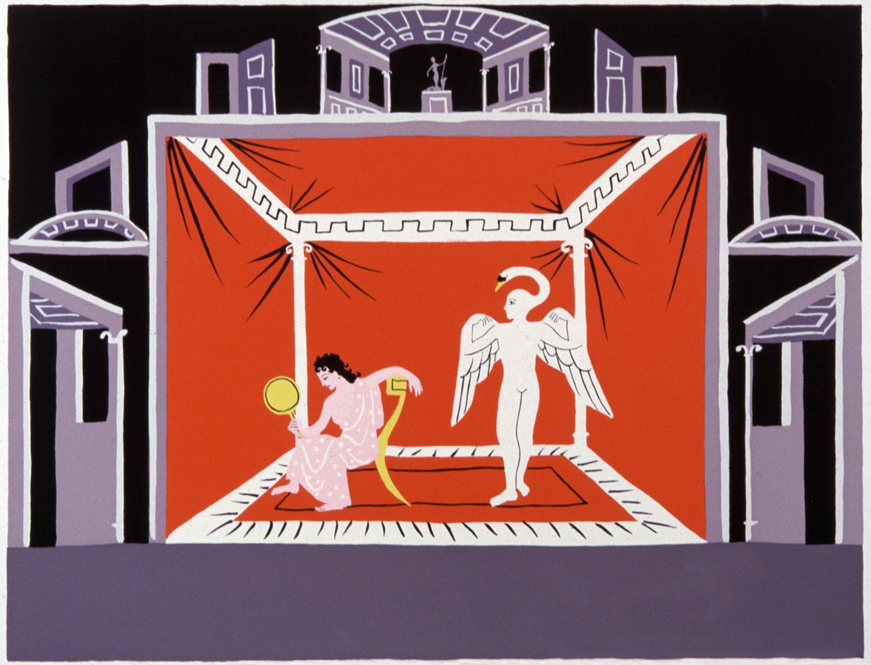 Religione. Mitologia greca. Leda e il cigno da Andre Derain