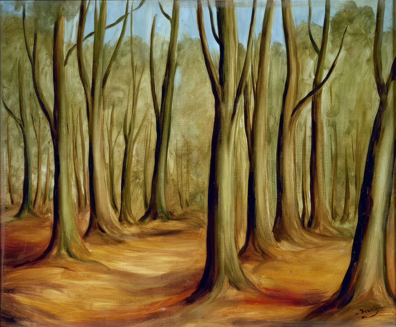 La foresta di Fonteinbleau da Andre Derain