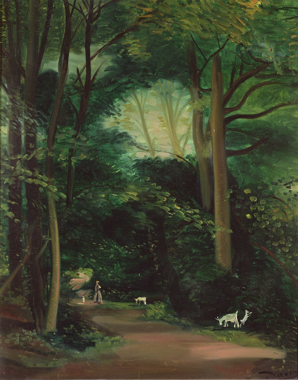 Le capre di Chambourcy, 1948-49 circa (olio su tela) da Andre Derain