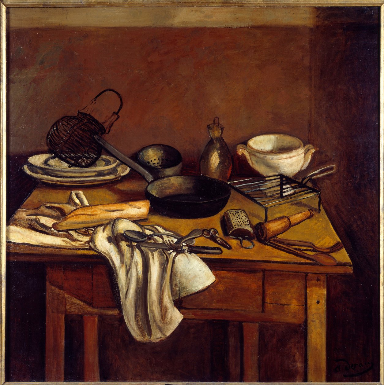 Il tavolo da cucina, 1922 circa (olio su tela) da Andre Derain