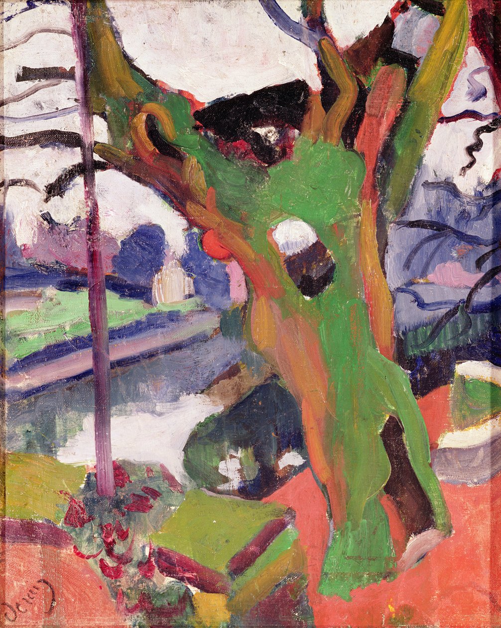 Il vecchio albero da Andre Derain