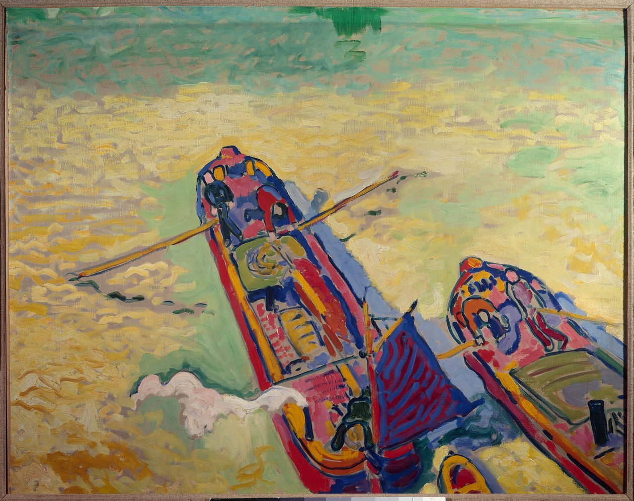 Le due chiatte da Andre Derain