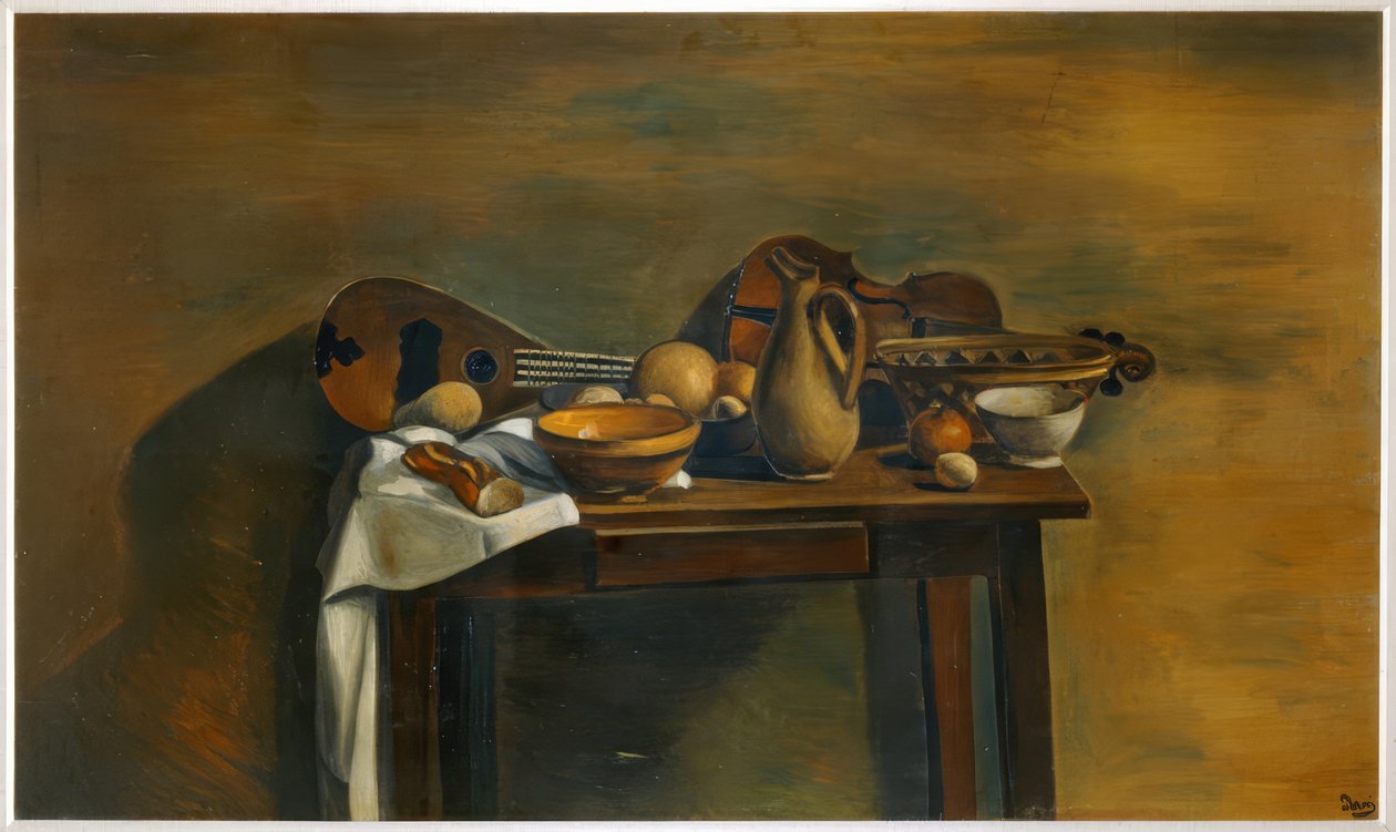 La tavola decorata da Andre Derain