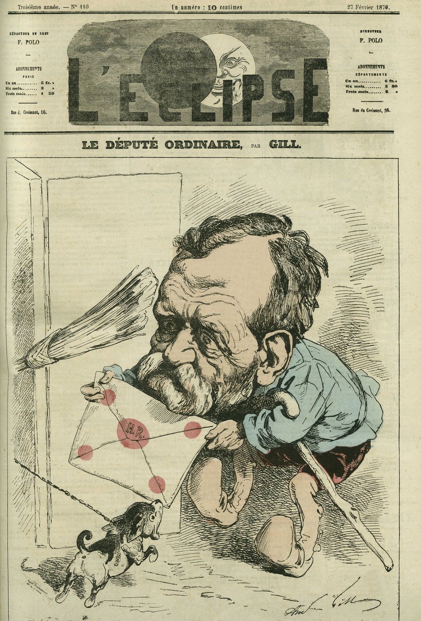 Alphonse-Auguste Duchesne de Gillevoisin, Marchese di Conegliano, Deputato di Besançon. Copertina di "L