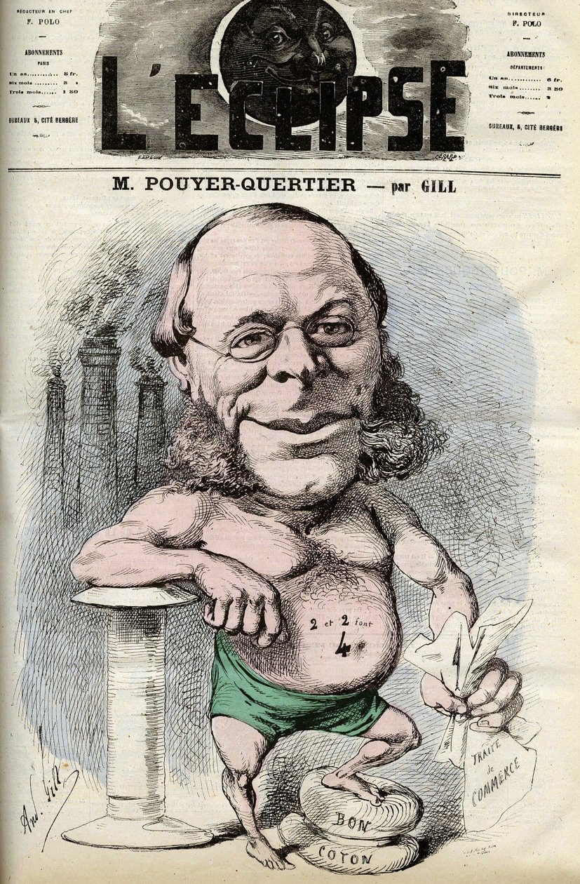 Auguste Pouyer-Quertier (1820 - 1891). Copertina di 