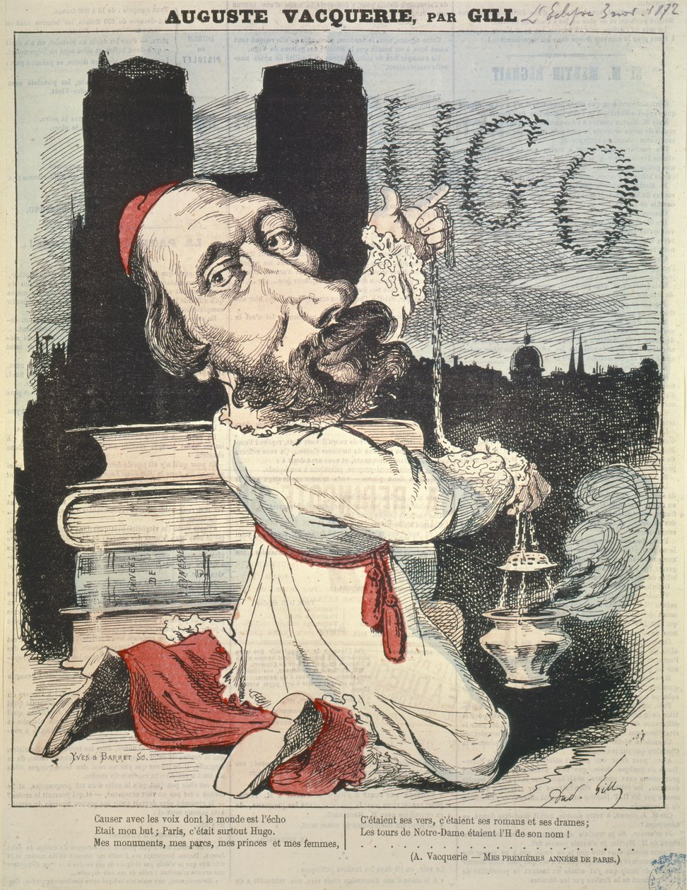 Auguste Vacquerie (1819-95) dalla copertina di L