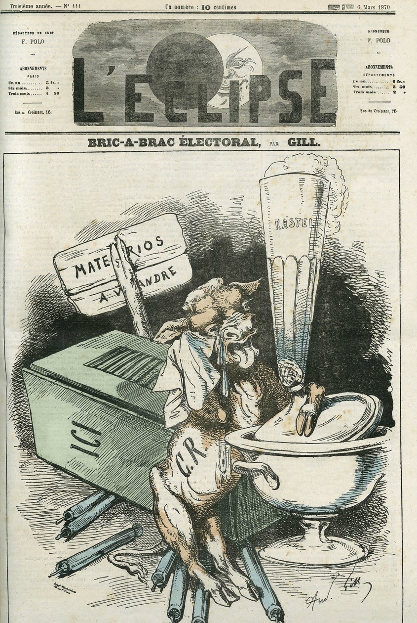 Bric a brac elettorale. Copertina di "L