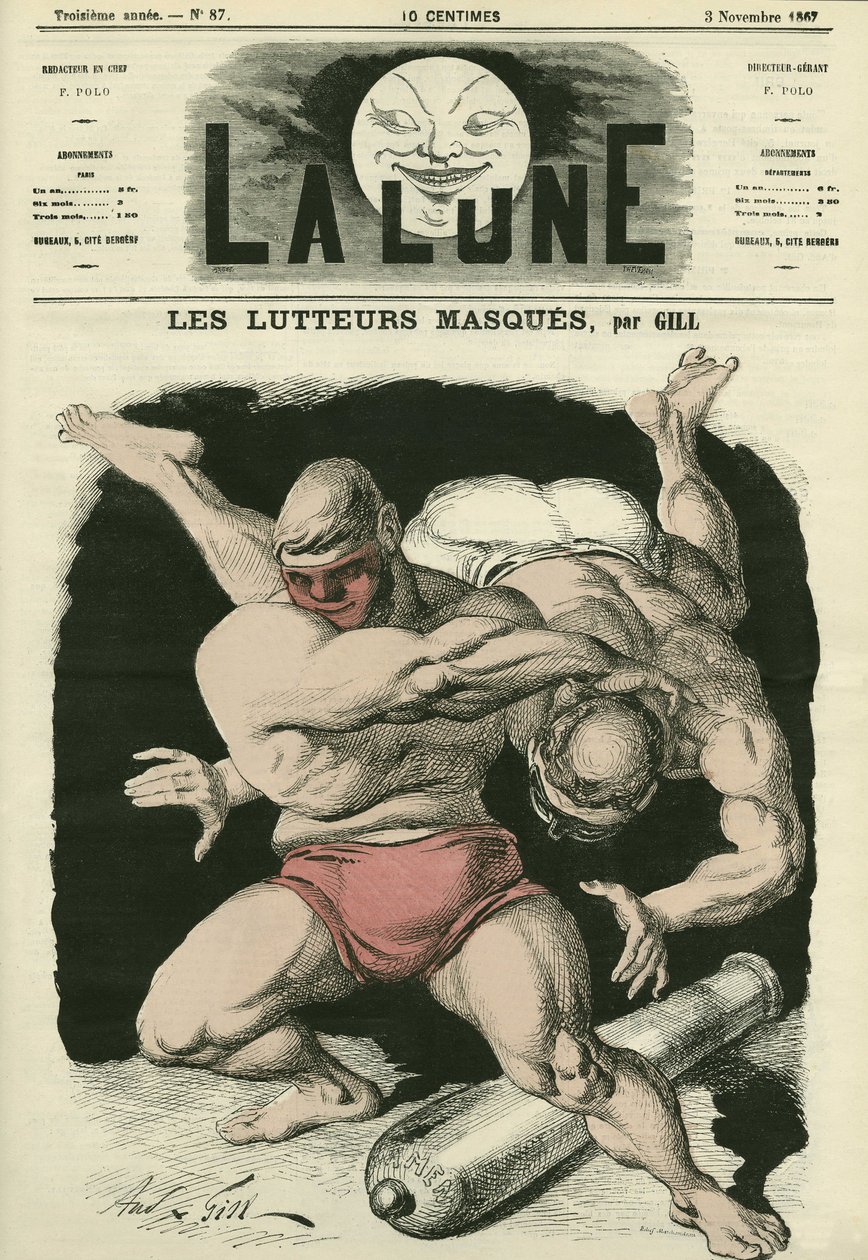 Caricatura di Gill, in 