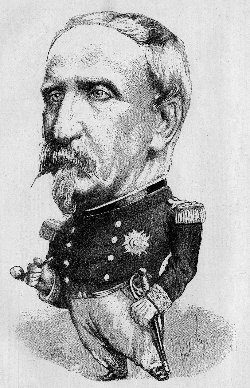 Disegno di André Gill che rappresenta il duca d