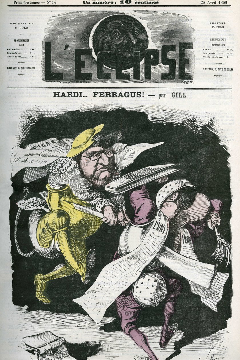 Hardi... Ferragus, illustrazione del "Figaro" a "L