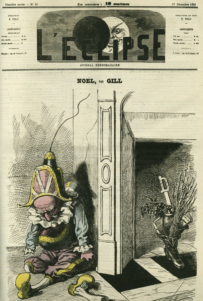 Noel di Gill. Copertina in "L