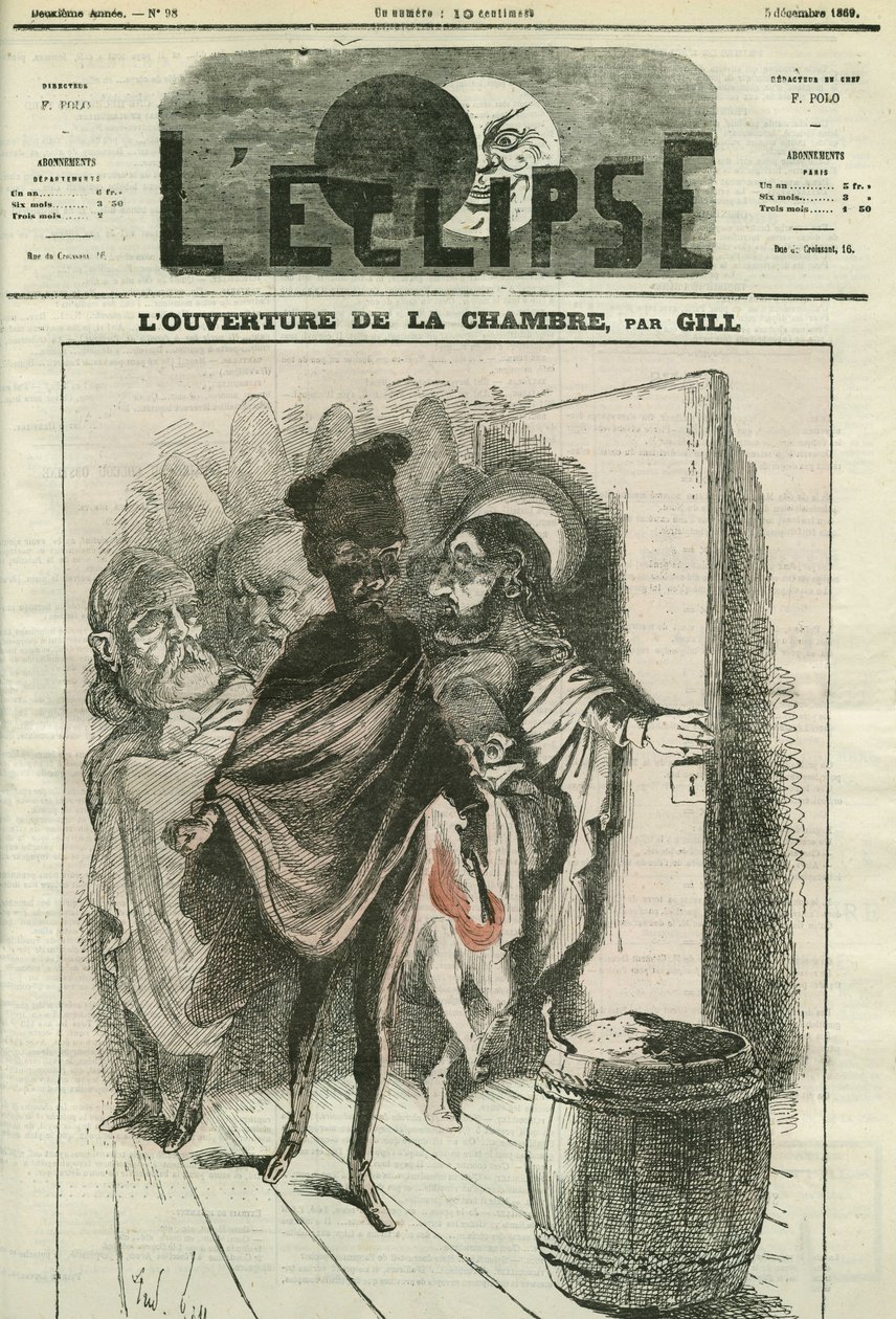 Apertura della Casa, illustrazione di una canzone di Bugnot. Copertina in 