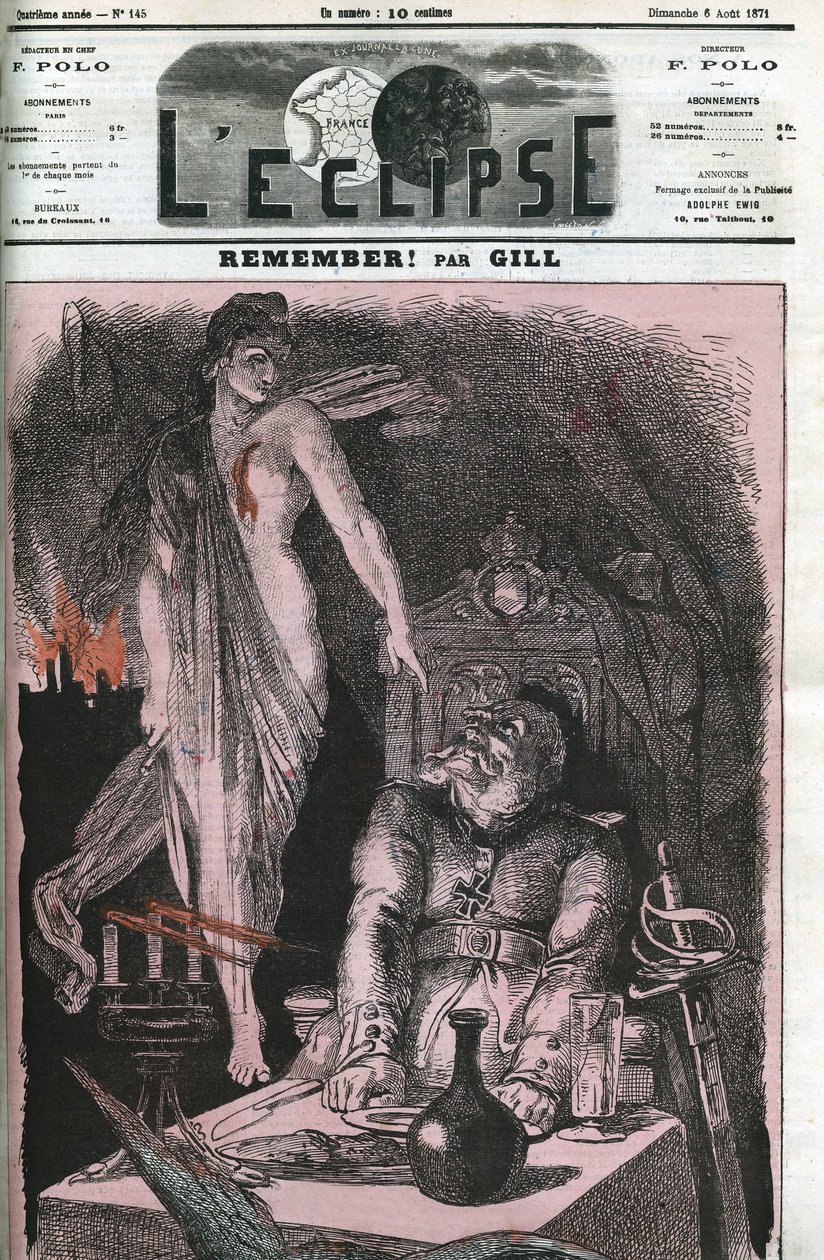 Ricorda, "Ricorda", la Repubblica che parla alla Prussia. Copertina in "L