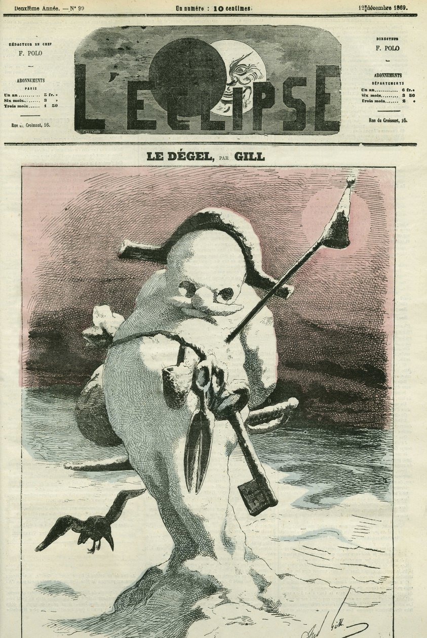 Il disgelo, evocazione della situazione politica del governo di Napoleone III, 