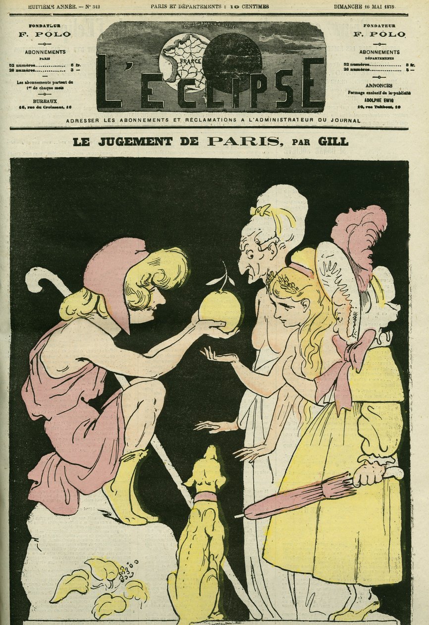 Il giudizio di Paride, che sceglie la Repubblica all
