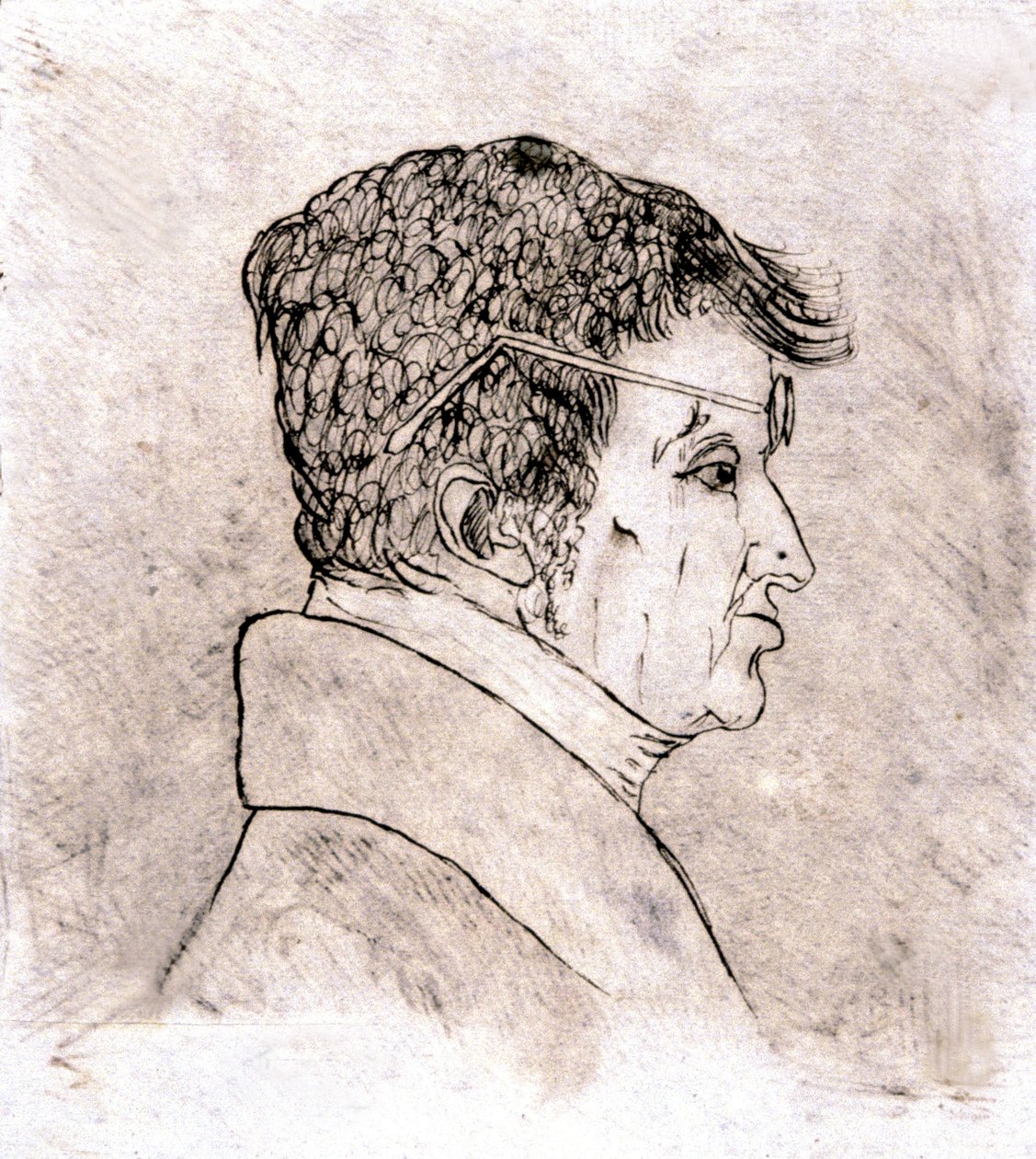 Andre Marie Ampere, autoritratto c. 1805-1810 (disegno) da Andre Marie Ampere