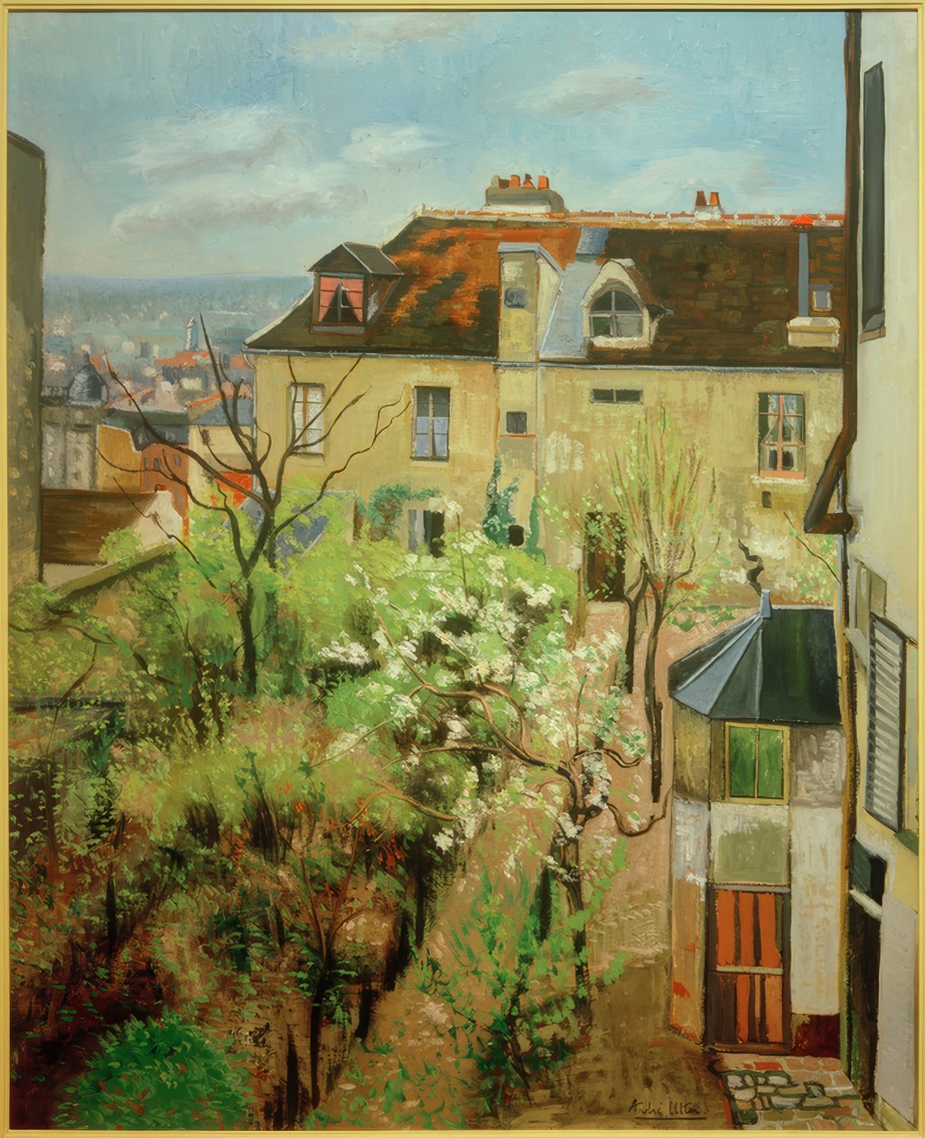 Il giardino della casa di Utrillo da Andre Utter