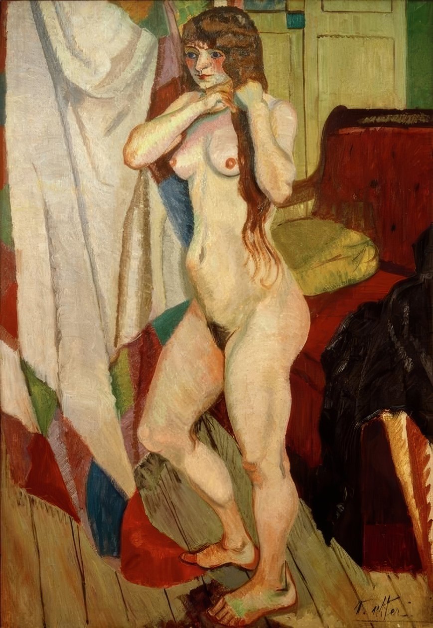 Suzanne Valadon si pettina da Andre Utter