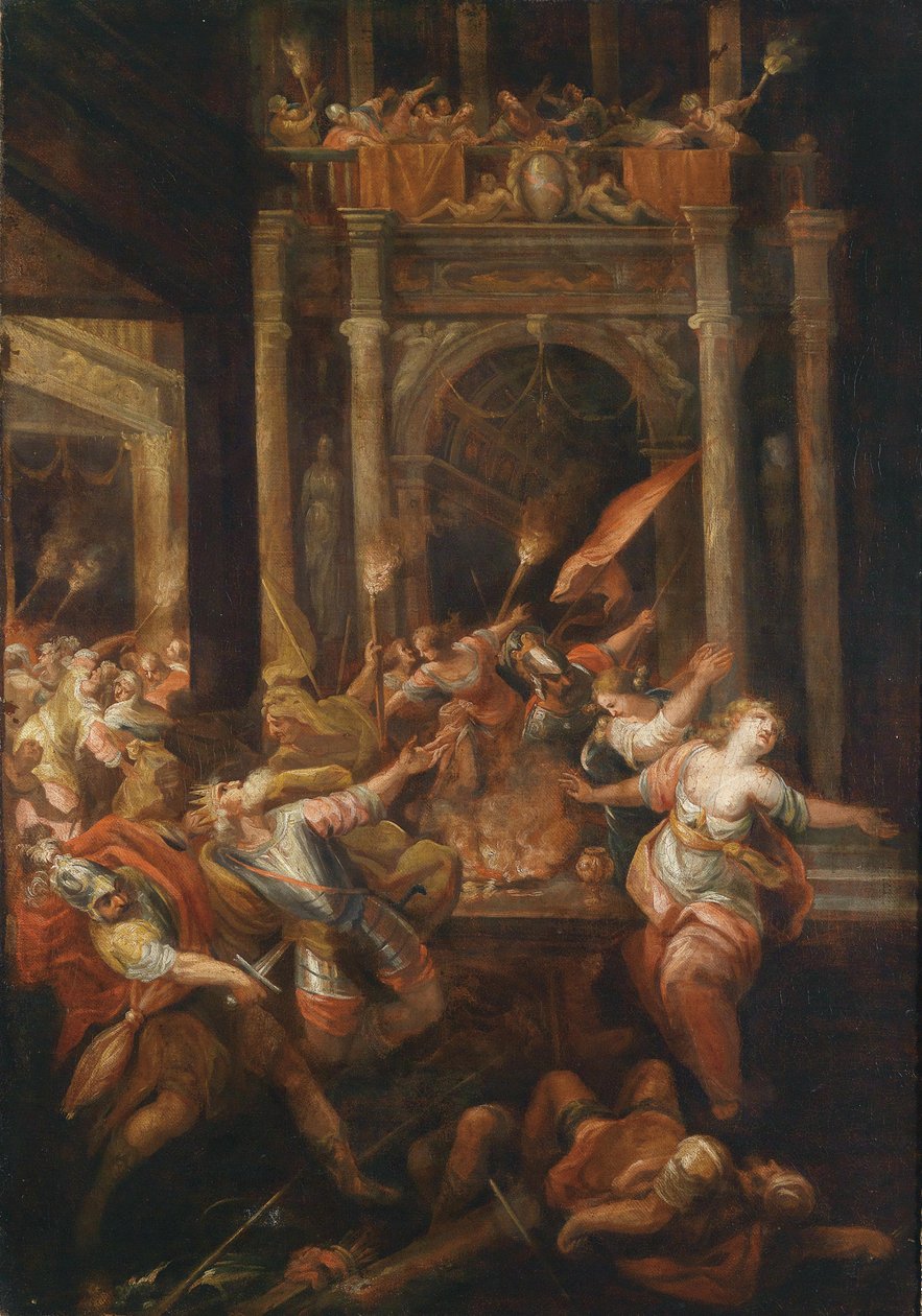Morte del re Priamo da Andrea Celesti