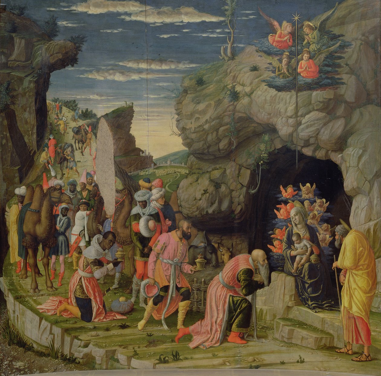 Adorazione dei Magi, pannello centrale dell
