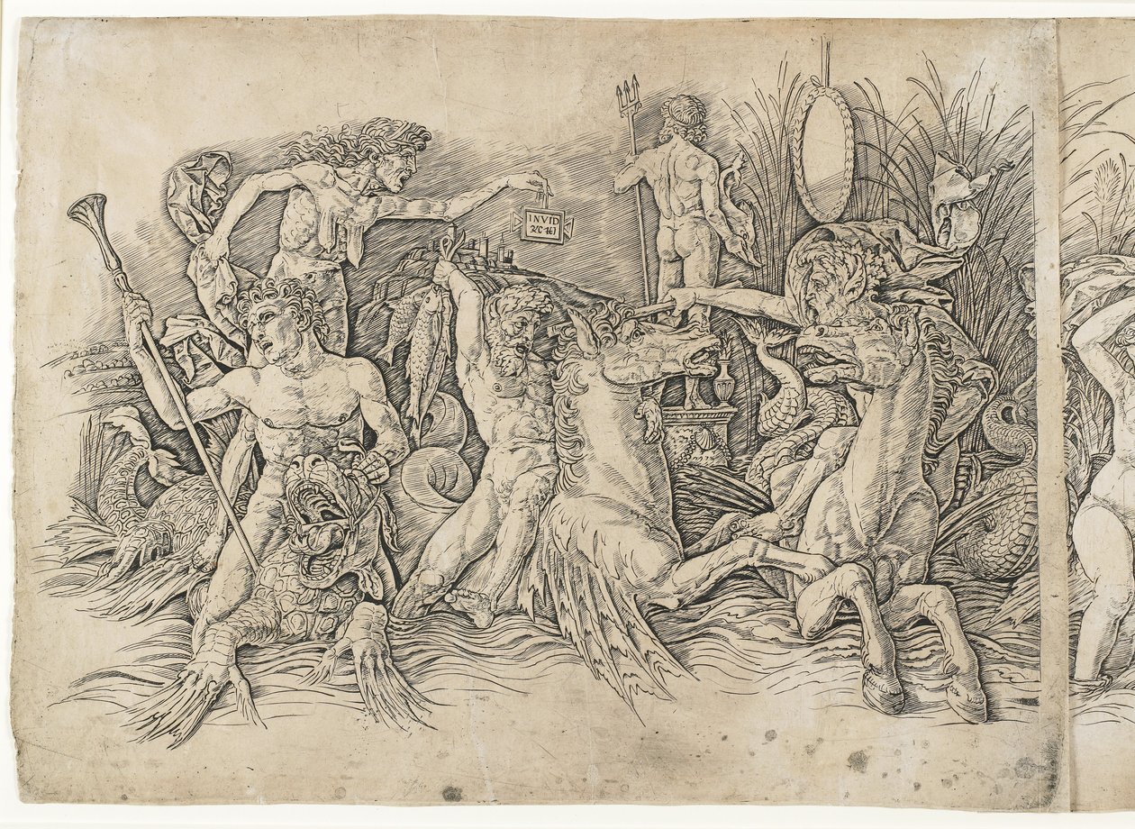 Battaglia degli Dei del Mare, 1470s da Andrea Mantegna
