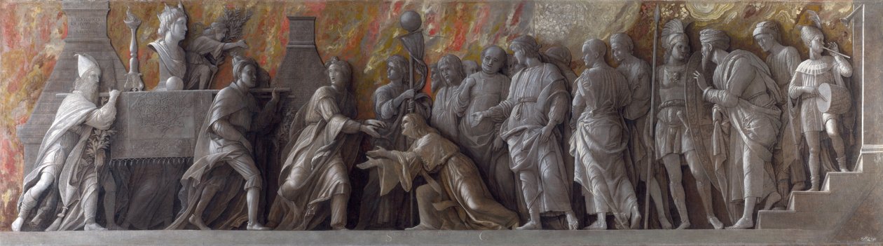 Introduzione del culto di Cibele a Roma da Andrea Mantegna