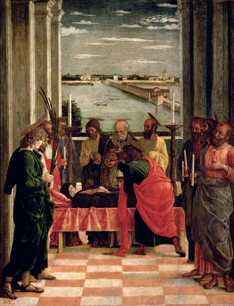 La morte della Vergine da Andrea Mantegna