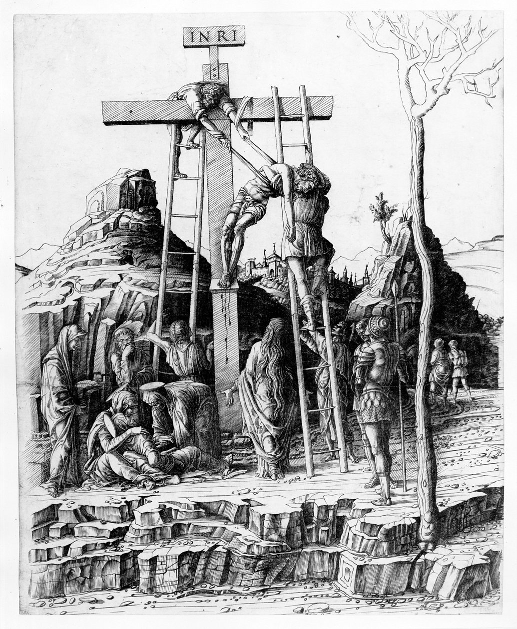 La discesa dalla croce da Andrea Mantegna