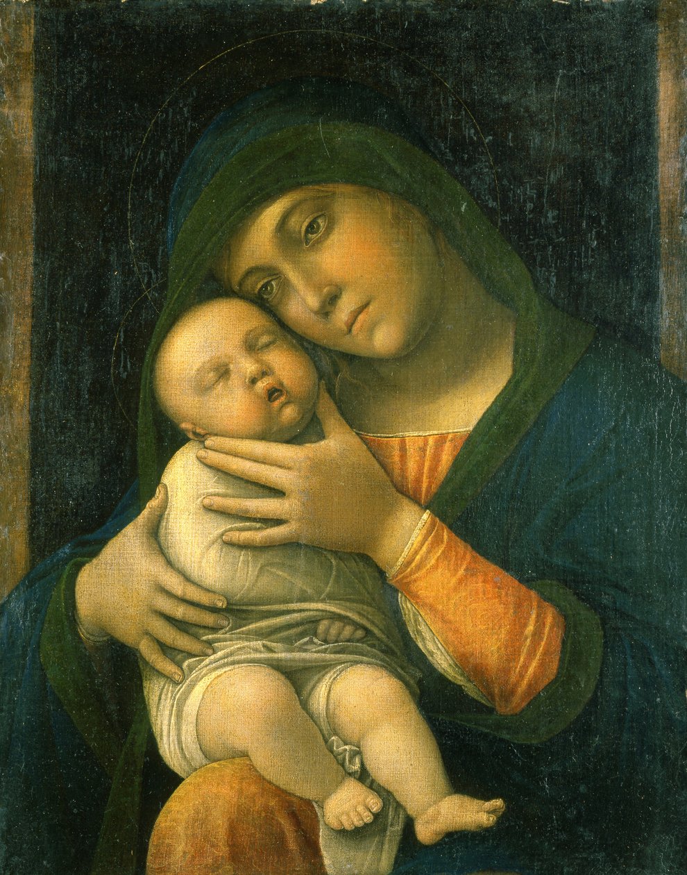 La Vergine e il Bambino da Andrea Mantegna