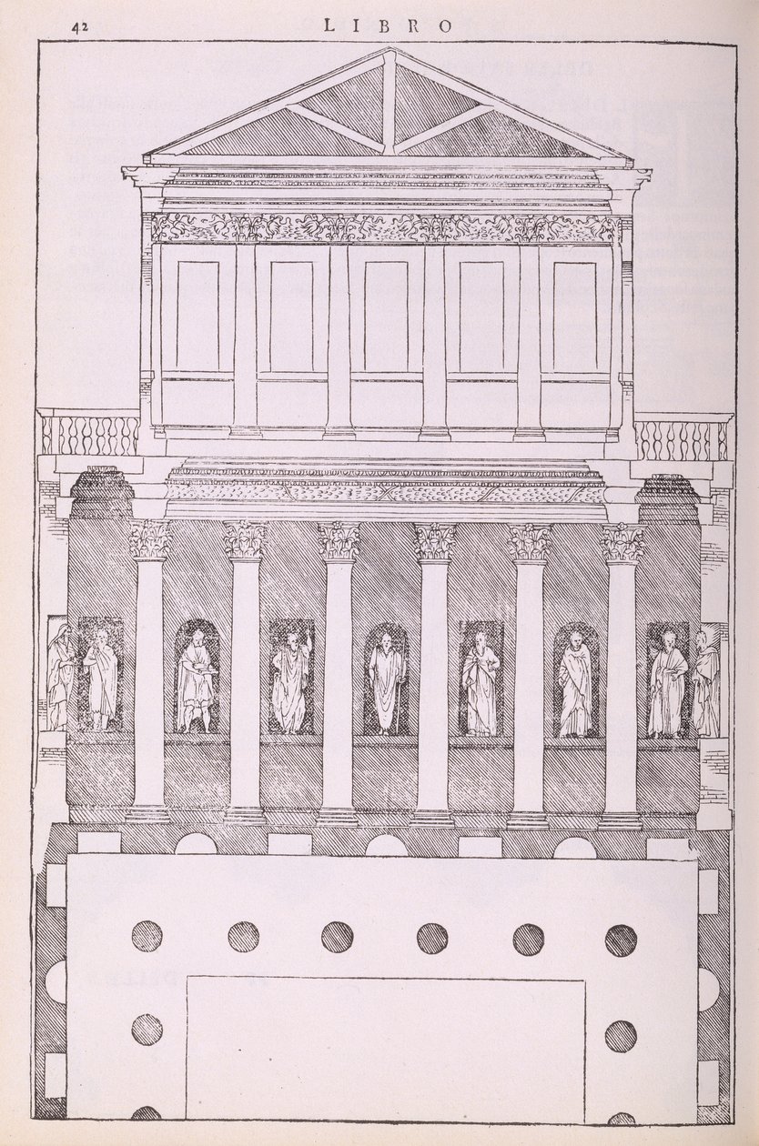 Una casa privata greca, illustrazione da una copia facsimile di 