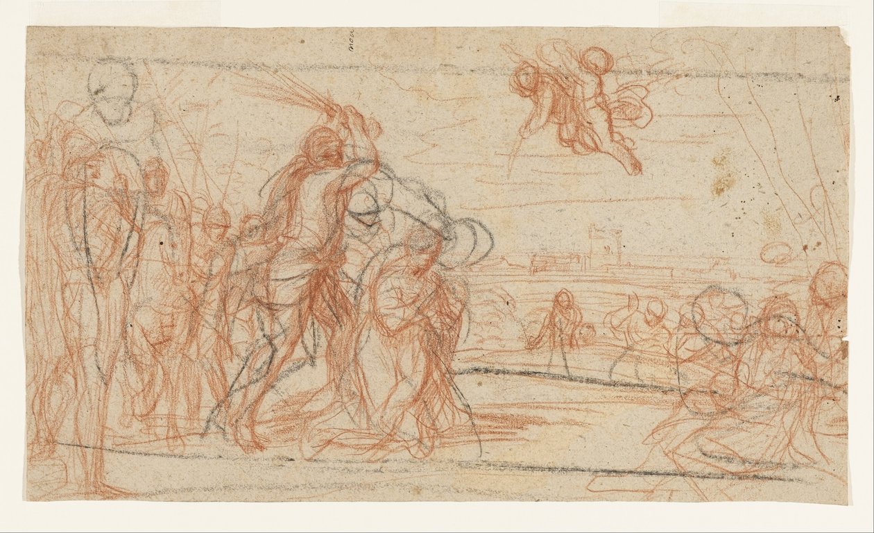 Martirio di un santo da Andrea Sacchi