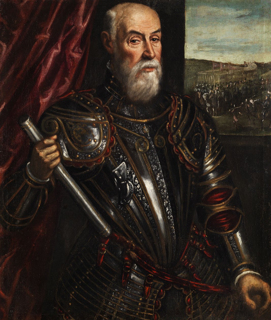 Ritratto di un comandante veneziano da Andrea Vicentino