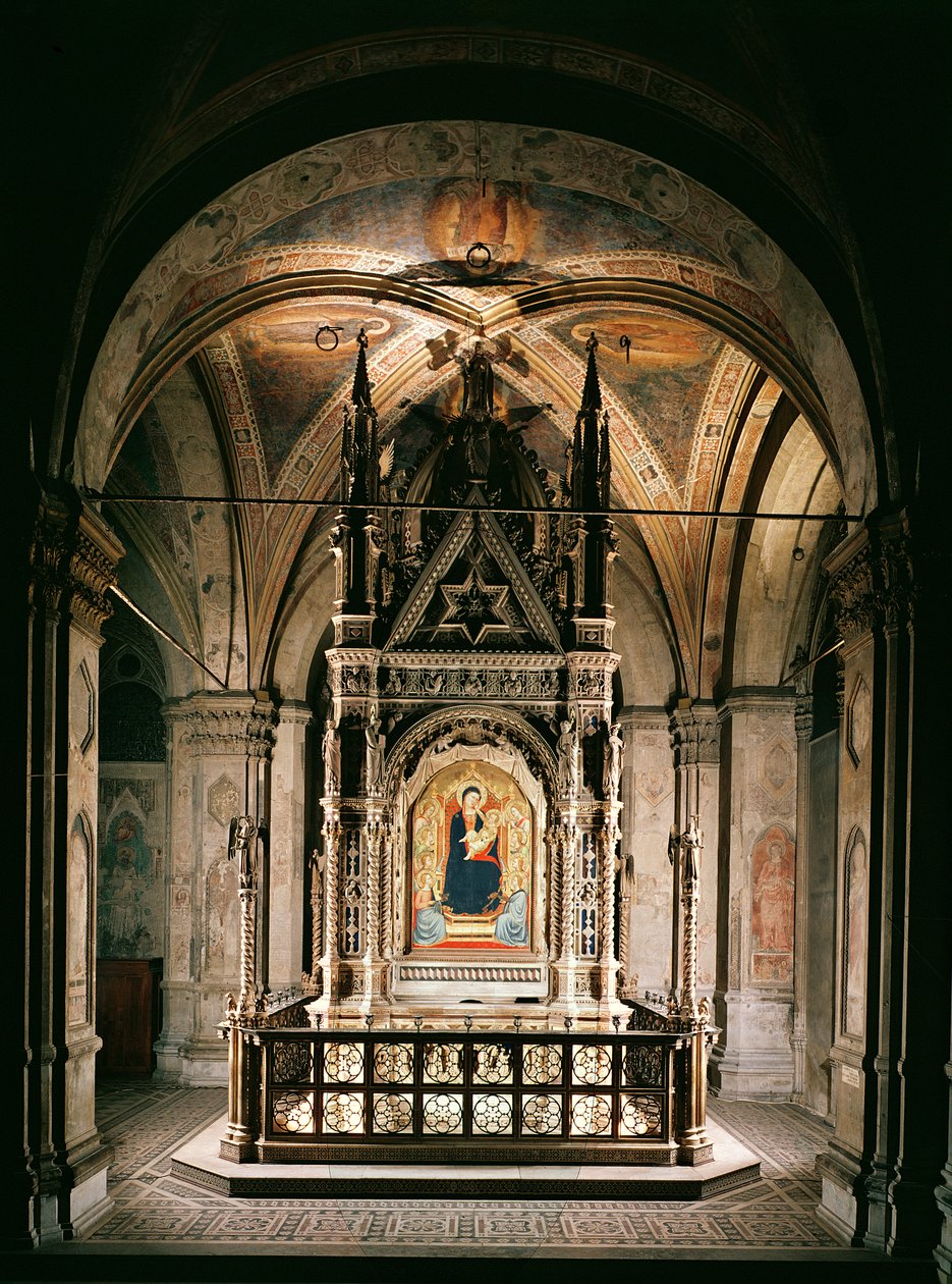 Tabernacolo con Madonna e Bambino con angeli, 1347-59 da Nardo di Cione Orcagna