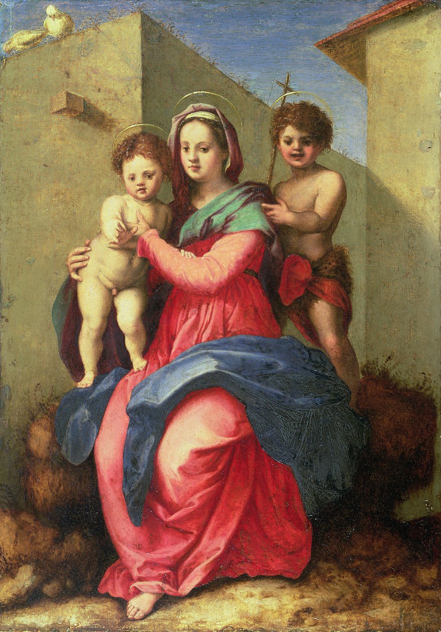 La Madonna col Bambino e il piccolo San Giovanni da Andrea del Sarto