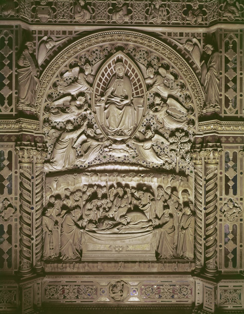 Morte e Assunzione della Vergine, 1349-59 da Andrea di Cione Orcagna