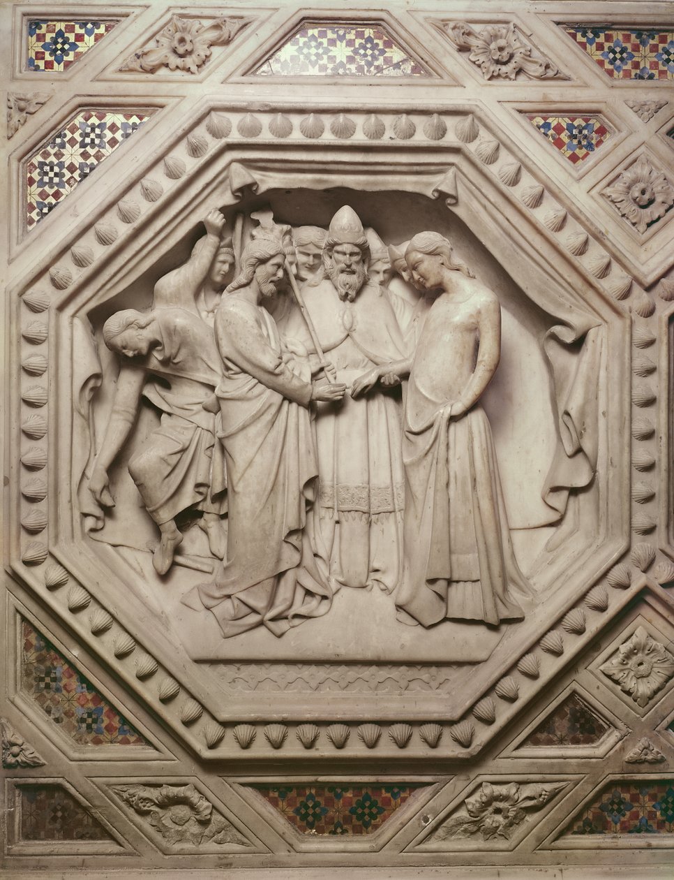 Il matrimonio della Vergine (dettaglio) da Andrea di Cione Orcagna