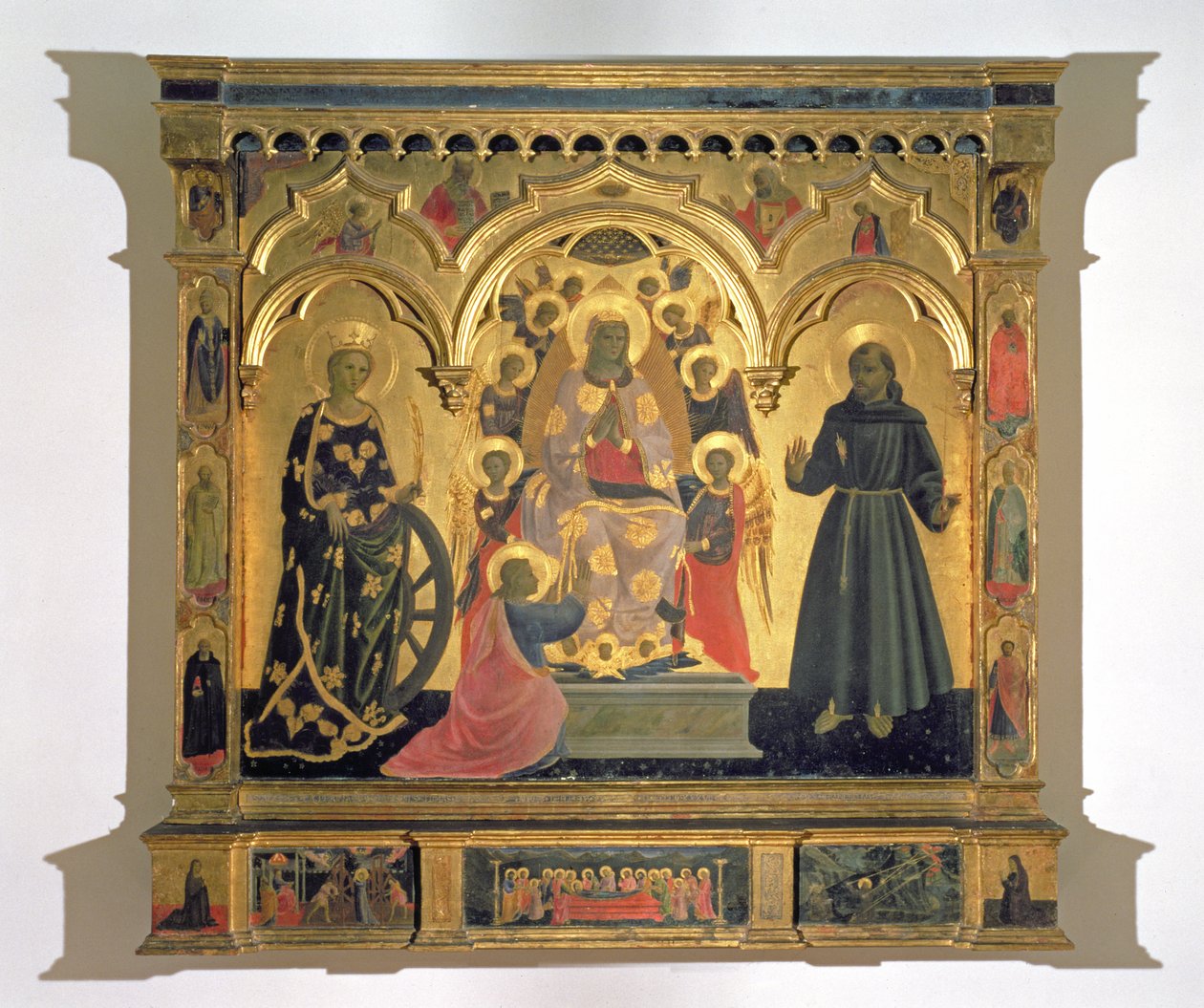 La Madonna della Cintola con Santi e Angeli, 1437 da Andrea di Giusto Manzini