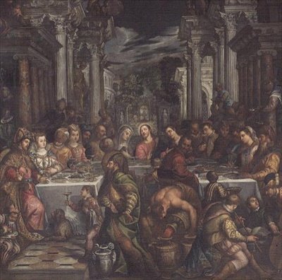 Le nozze di Cana da Andrea Vicentino