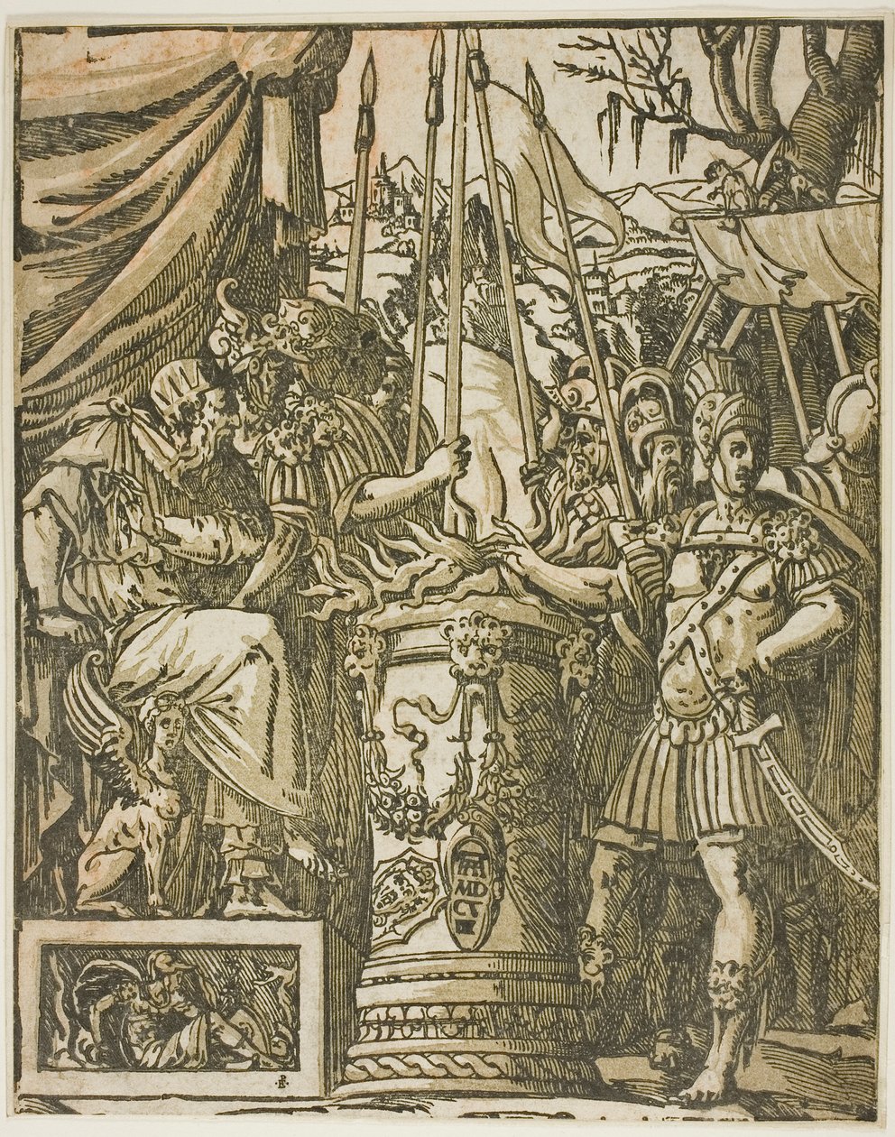 Mucio Scevola da Andrea Andreani