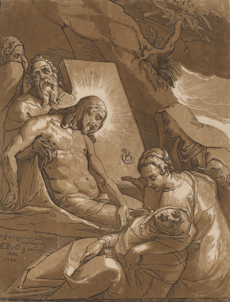 La sepoltura, 1585 da Andrea Andreani