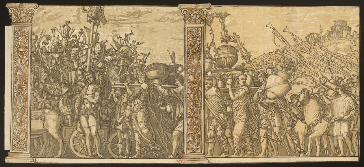 Il trionfo di Giulio Cesare da Andrea Andreani