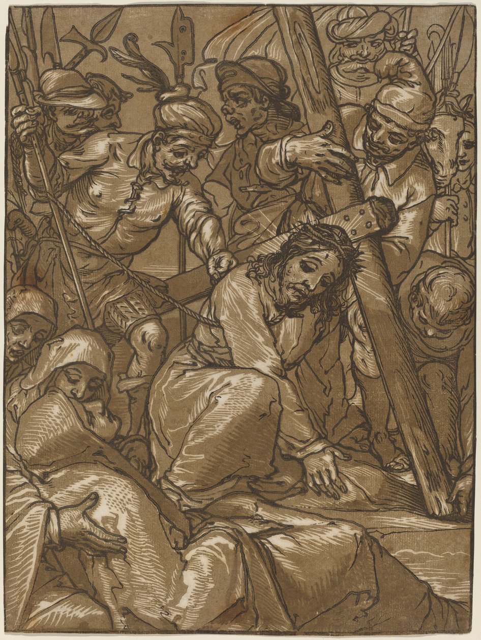 La portata della croce da Andrea Andreani after Alessandro Casolani