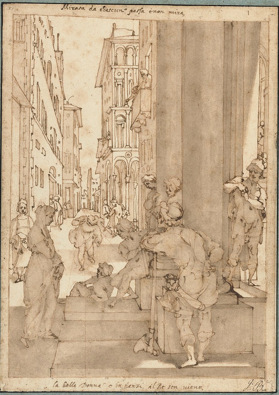 Sophronia entra nel Palazzo di Aladin da Andrea Boscoli
