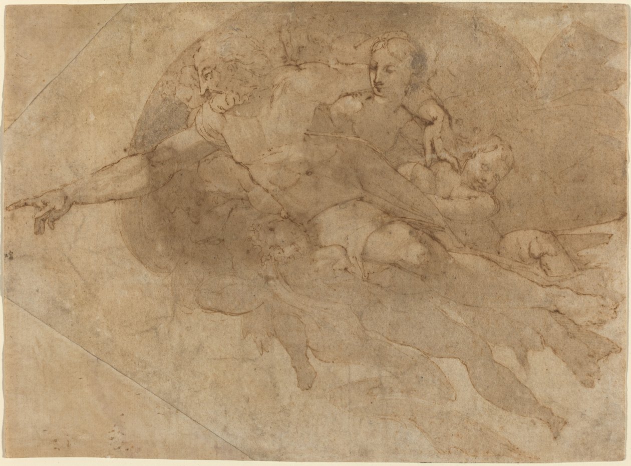 Dio Padre in Gloria da Andrea Boscoli after Michelangelo