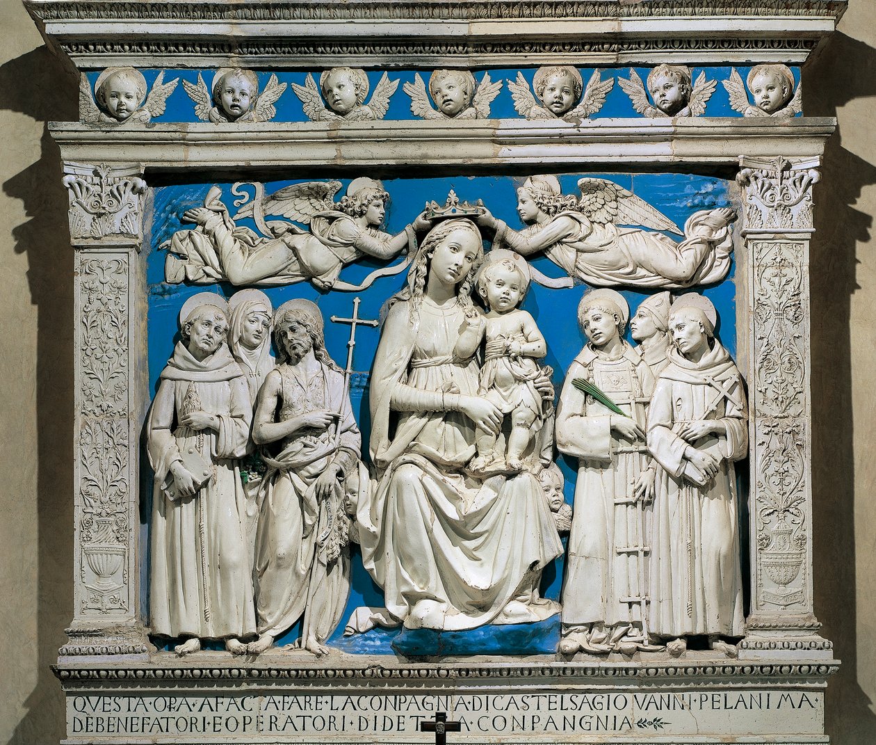 Madonna col Bambino e Santi da Andrea Della Robbia