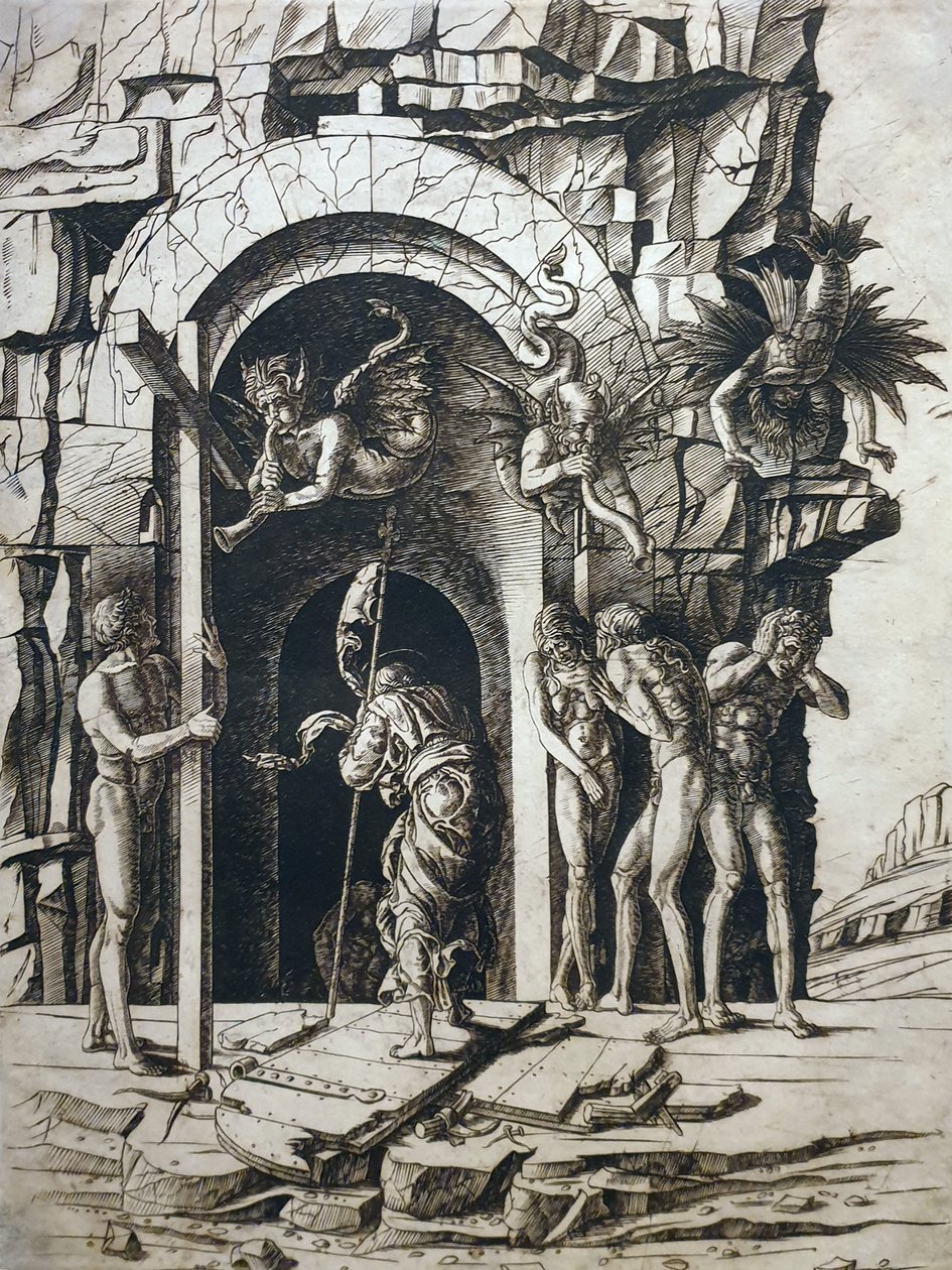 1483 Mantegna La discesa di Cristo al Limbo Biblioteca nazionale brasiliana anagoria da Andrea Mantegna