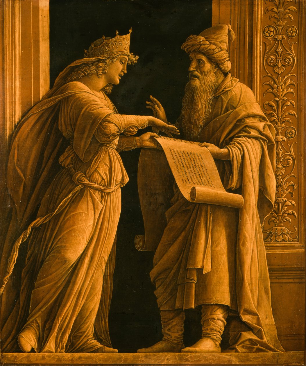 Una sibilla e un profeta da Andrea Mantegna