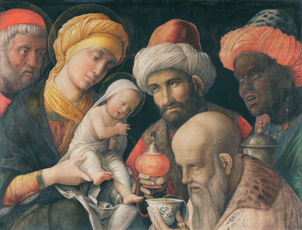 Adorazione dei Magi, c.1495-1505 da Andrea Mantegna