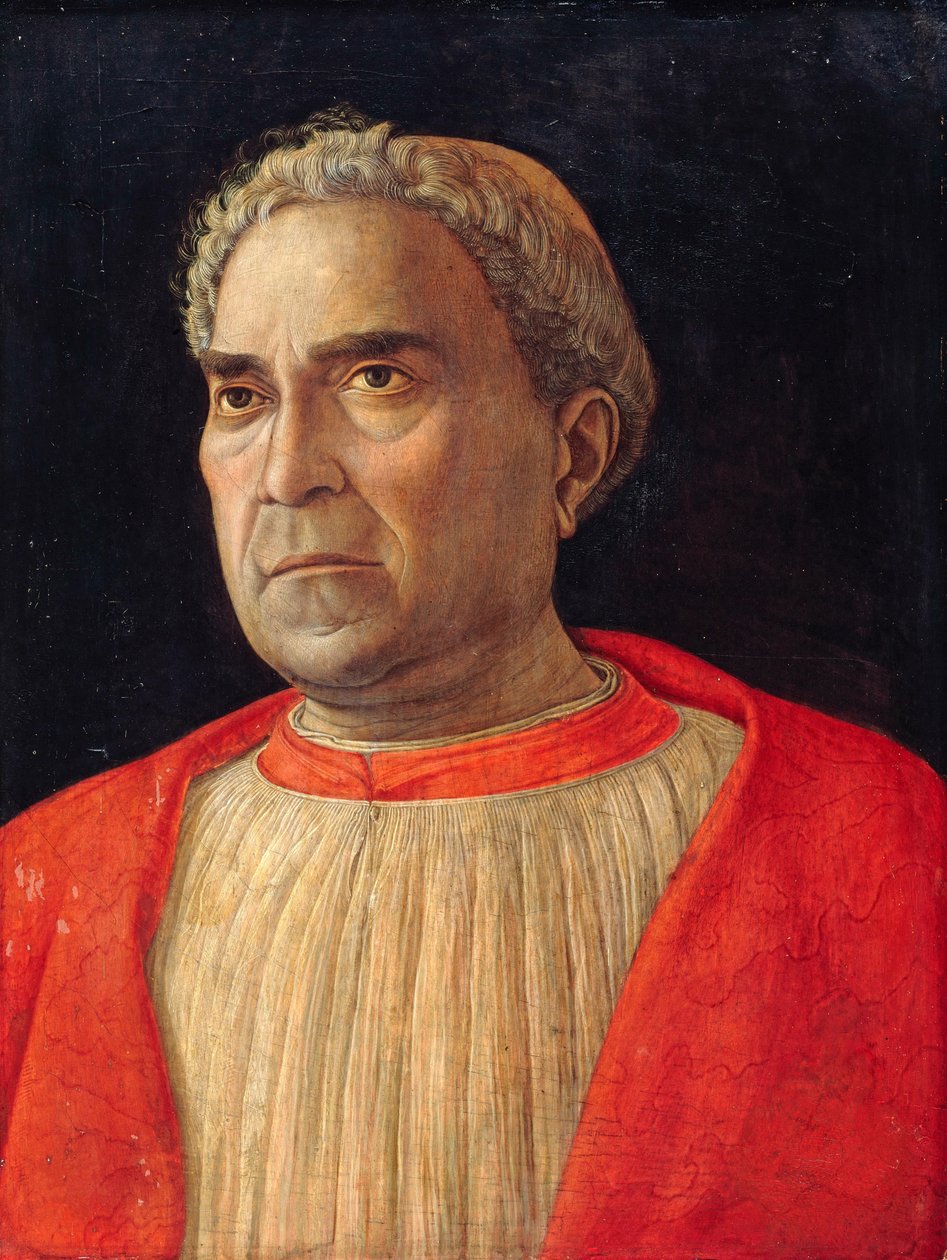 Cardinal Ludovico Scarampi Mezzarota called Ludovico Trevisano da Andrea Mantegna