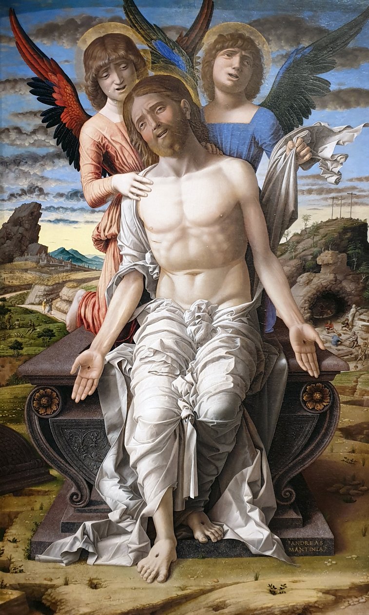 Cristo come uomo dei dolori da Andrea Mantegna